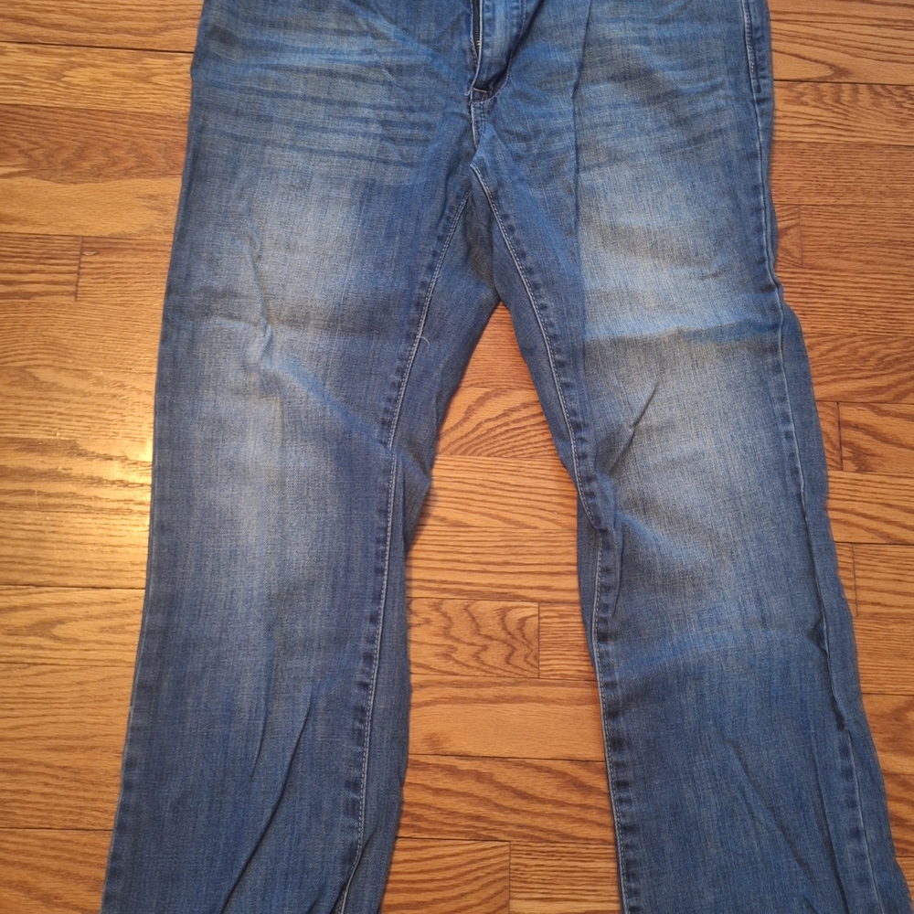 Express Men's Straight Blue Jeans